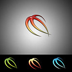 科技 环形 水晶 logo设计