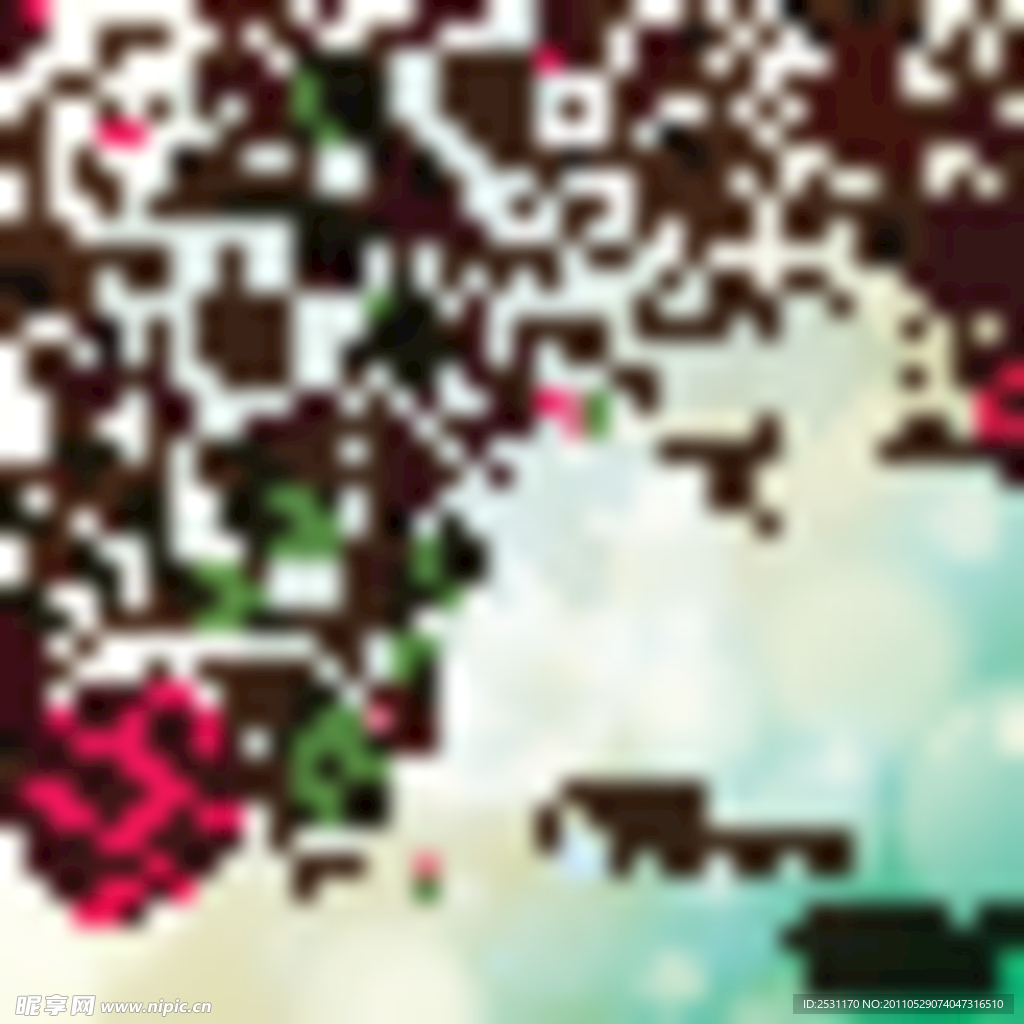 时尚花纹背景矢量素材