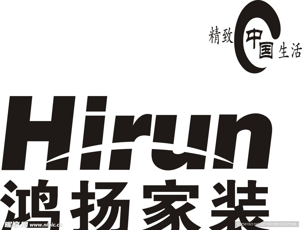 鸿扬家装LOGO