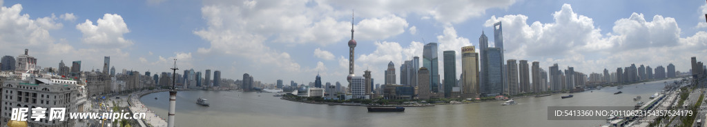 上海陆家嘴全景