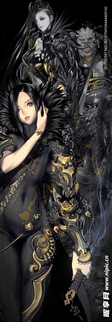 游戏角色和场景