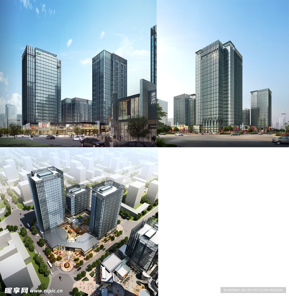 商业大楼建筑模型