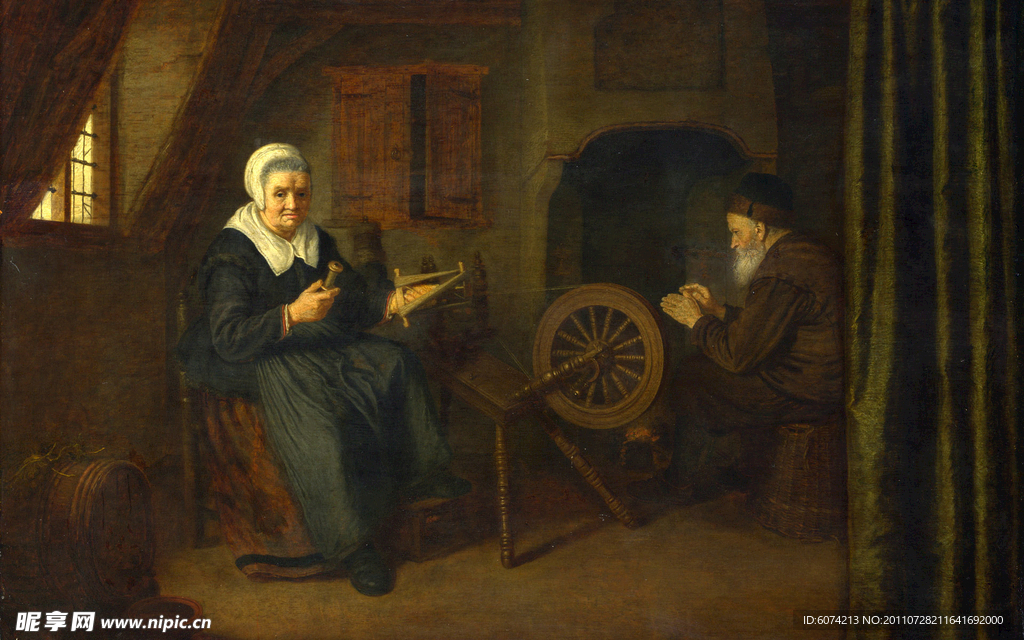 古典欧式人物油画