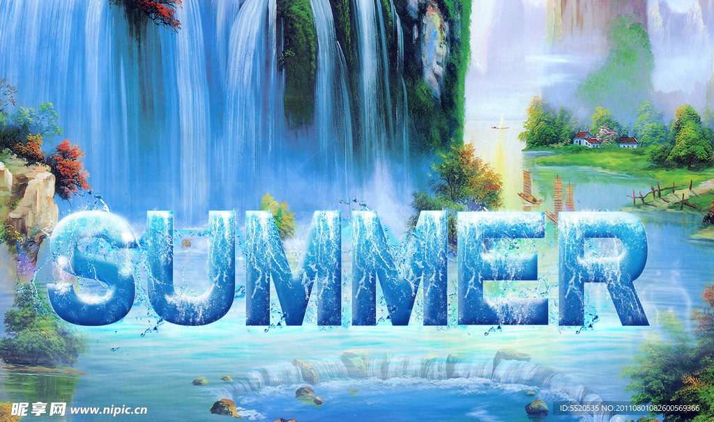 冰水夏季 （背景合层）