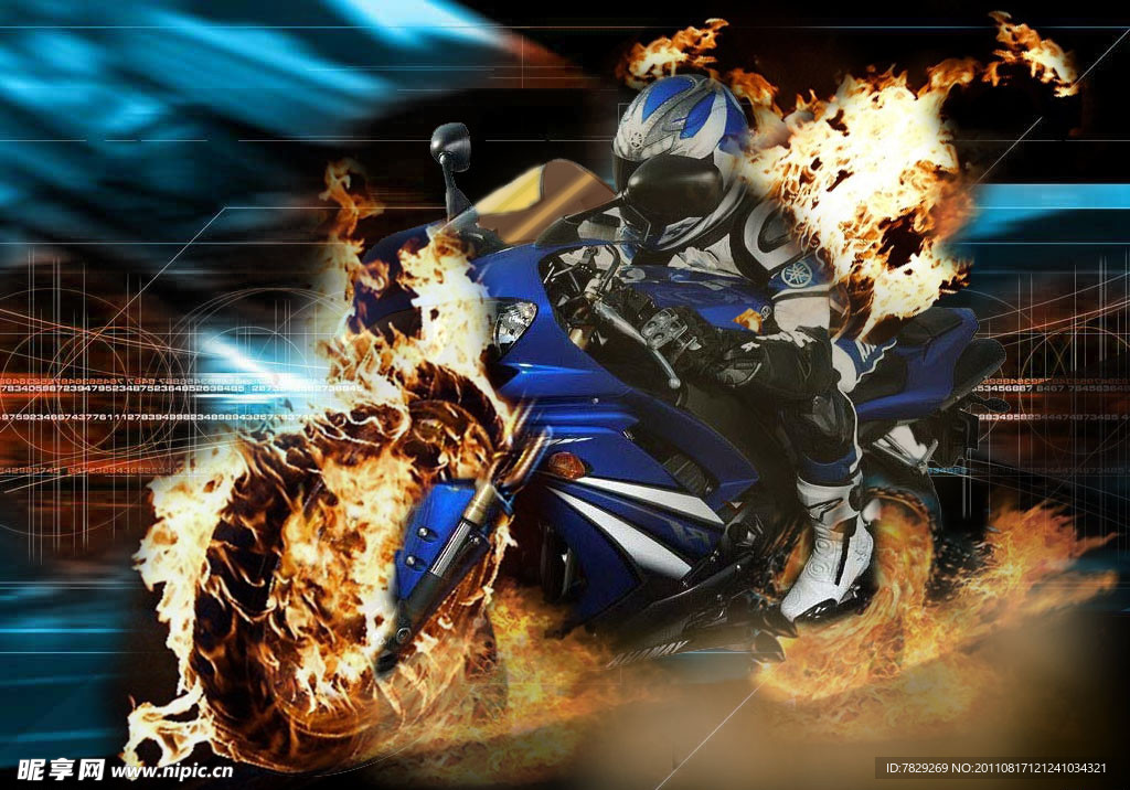 火摩托海报