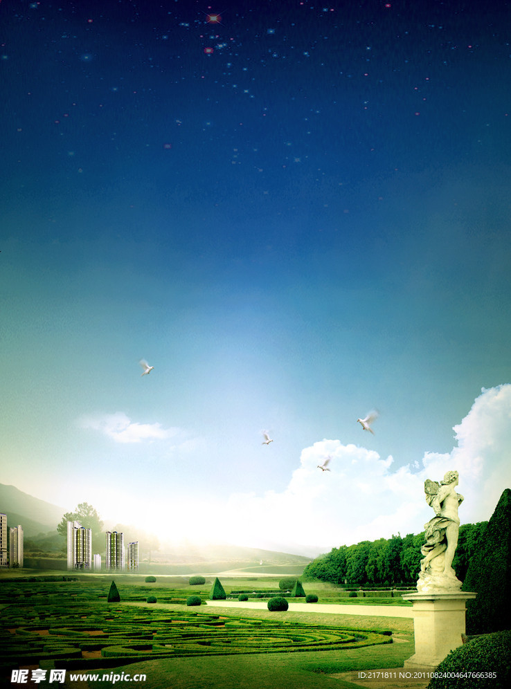 房地产素材 中庭