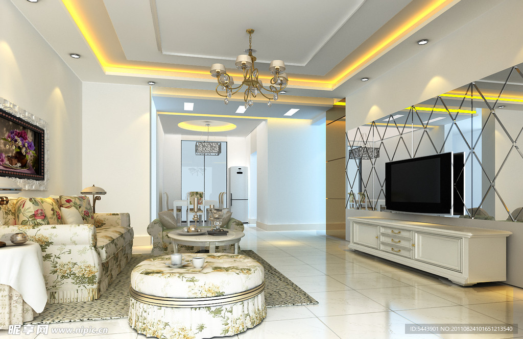 田园风格效果图