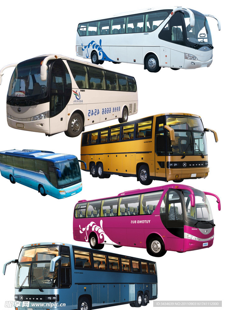 大巴车素材