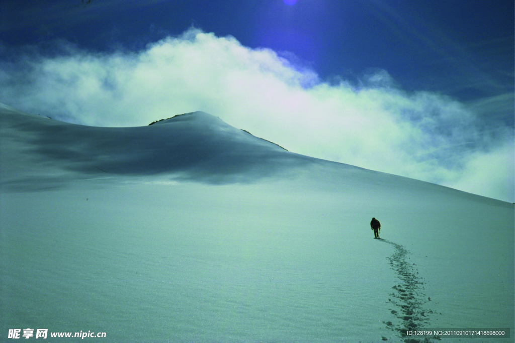 冰雪世界 雪山风景