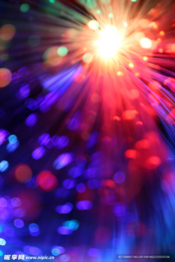 炫彩时尚虚化灯的背景