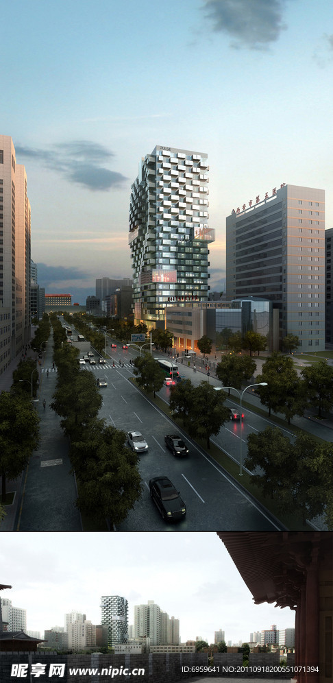 建筑全套效果图源文件