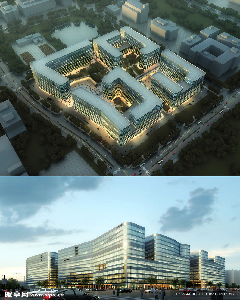 建筑全套效果图源文件