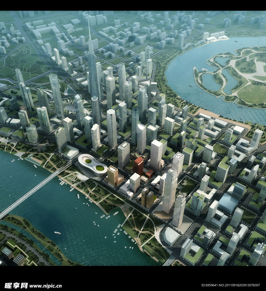 城市全套效果图源文件