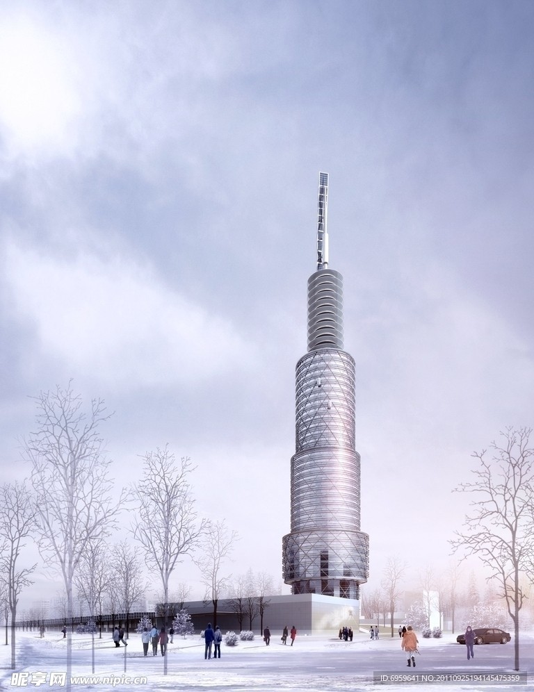 办公楼建筑效果图