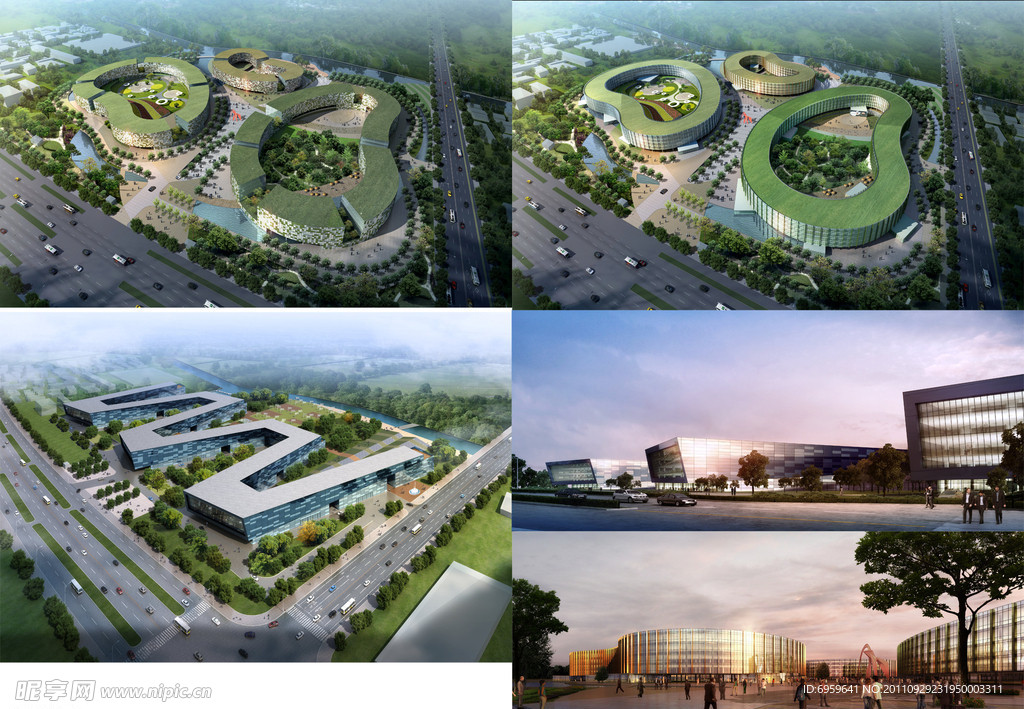 商业广场建筑模型