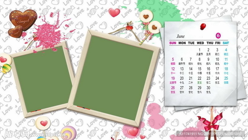 儿童相册模板 相册模板