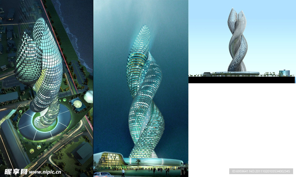 摩天大楼建筑模型