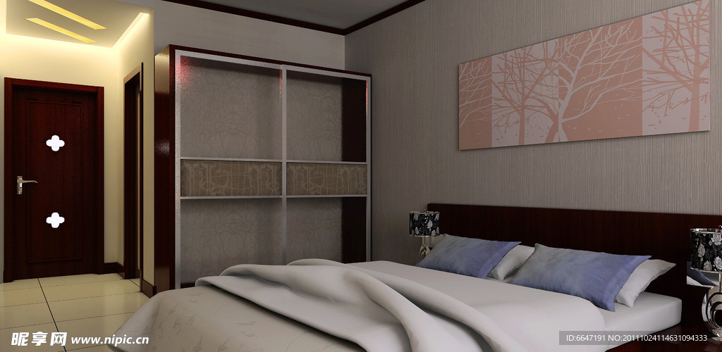 现代古典式卧室