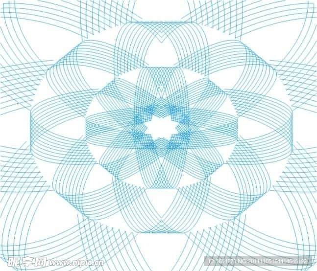 防伪底纹 复合线条