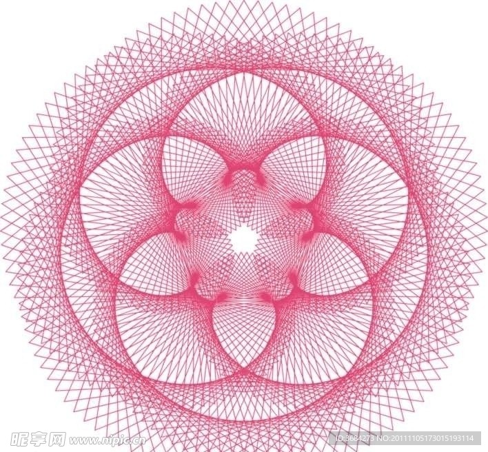 防伪底纹 复合线条