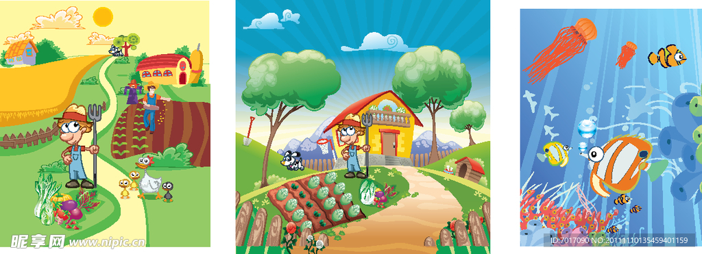 农场的故事 海底生物