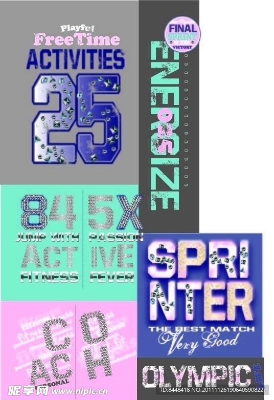 时尚女童手稿图案