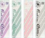 向日葵斑点四色头梳纸卡