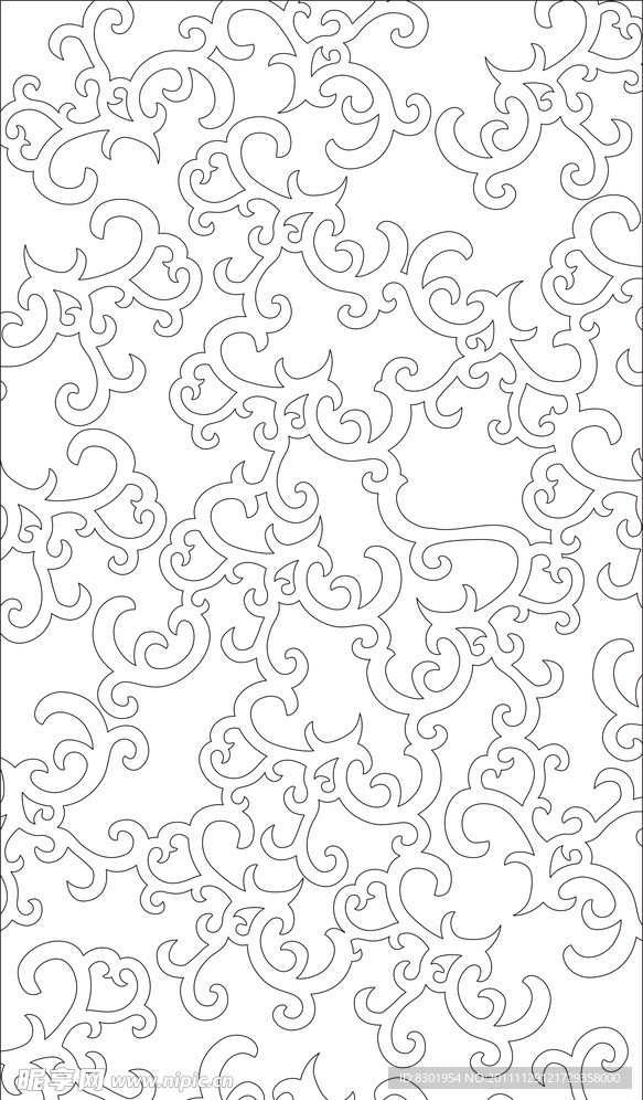 艺术玻璃祥云图