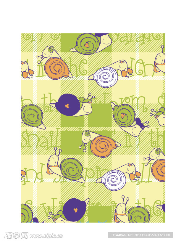 无缝卡通底纹背景