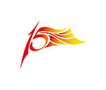 15周年字体标志