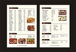 农家菜单 菜单设计