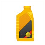 机油瓶矢量图
