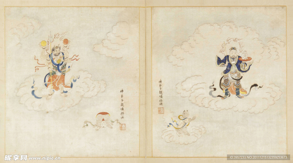 善财五十三参 古画（非高清）