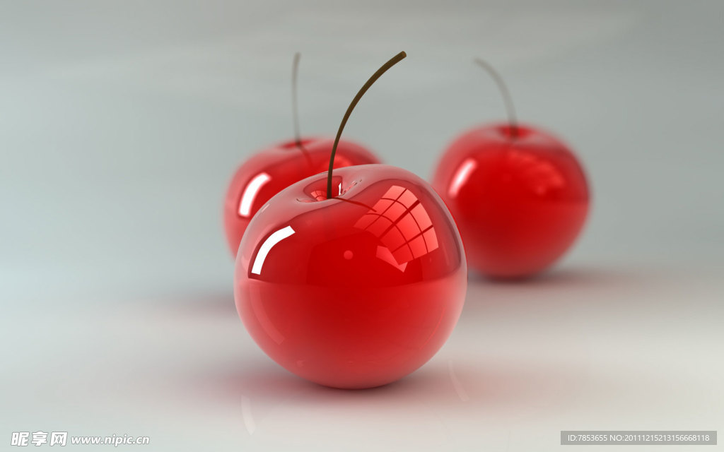 红苹果水晶桌面