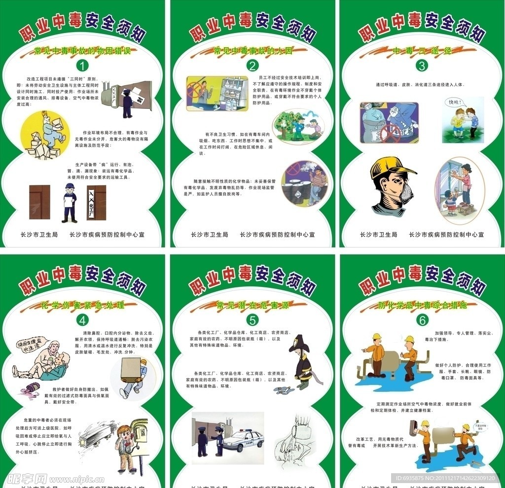 职业中毒安全须知