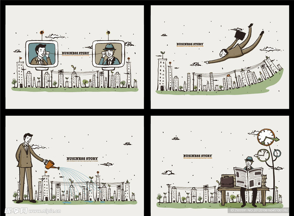 儿童画 卡通画 商业故事