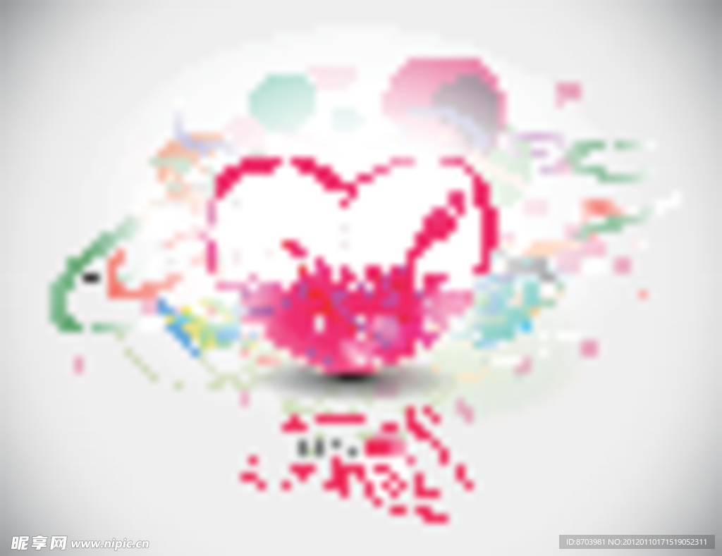 情人节设计元素