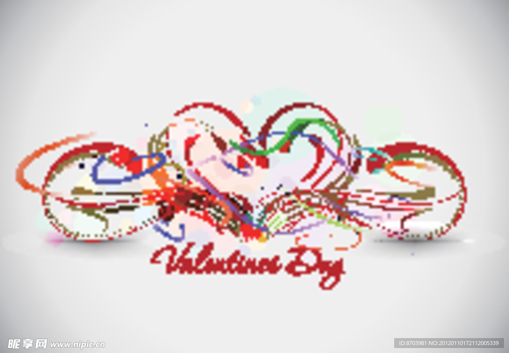 情人节设计元素