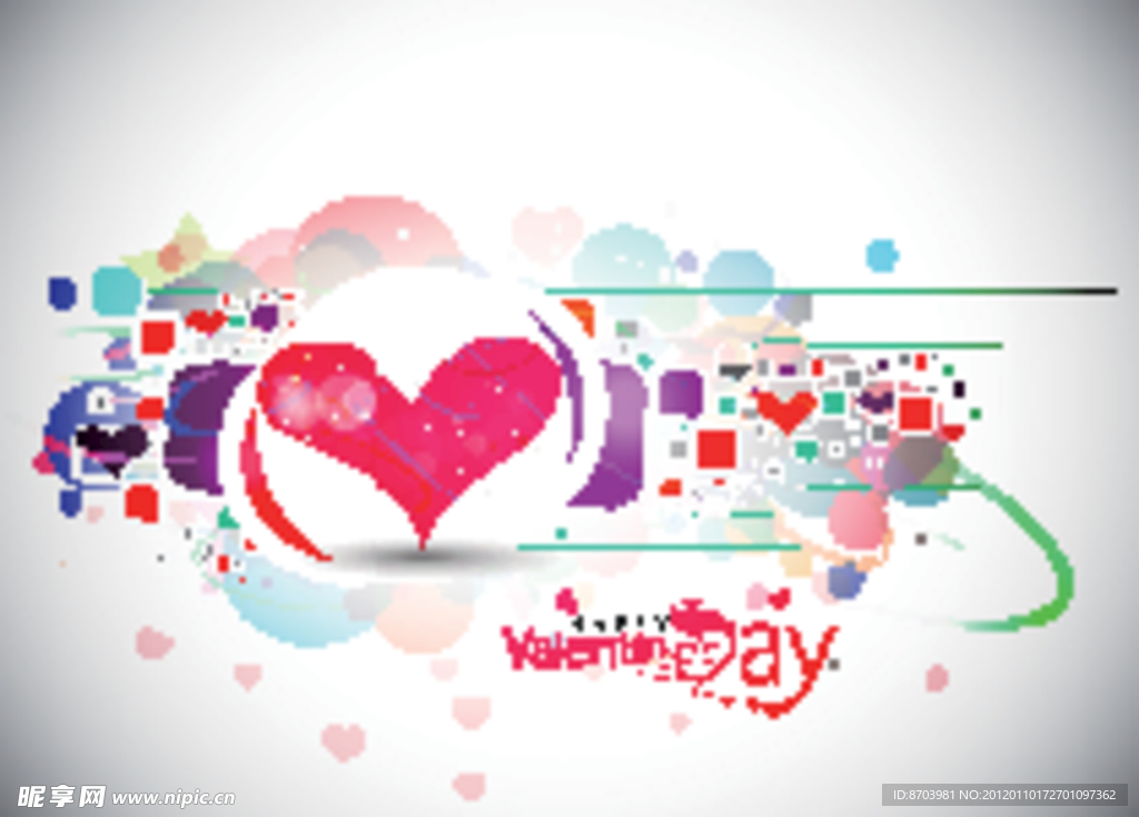 情人节设计元素