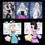 卡通 性感 美女 购物