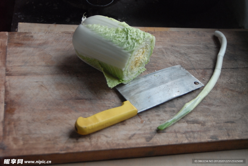 白菜菜刀和葱