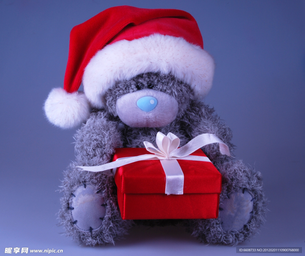 玩具小熊和礼品盒