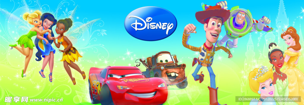 迪士尼分层素材