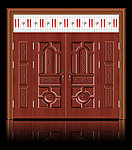 红木门