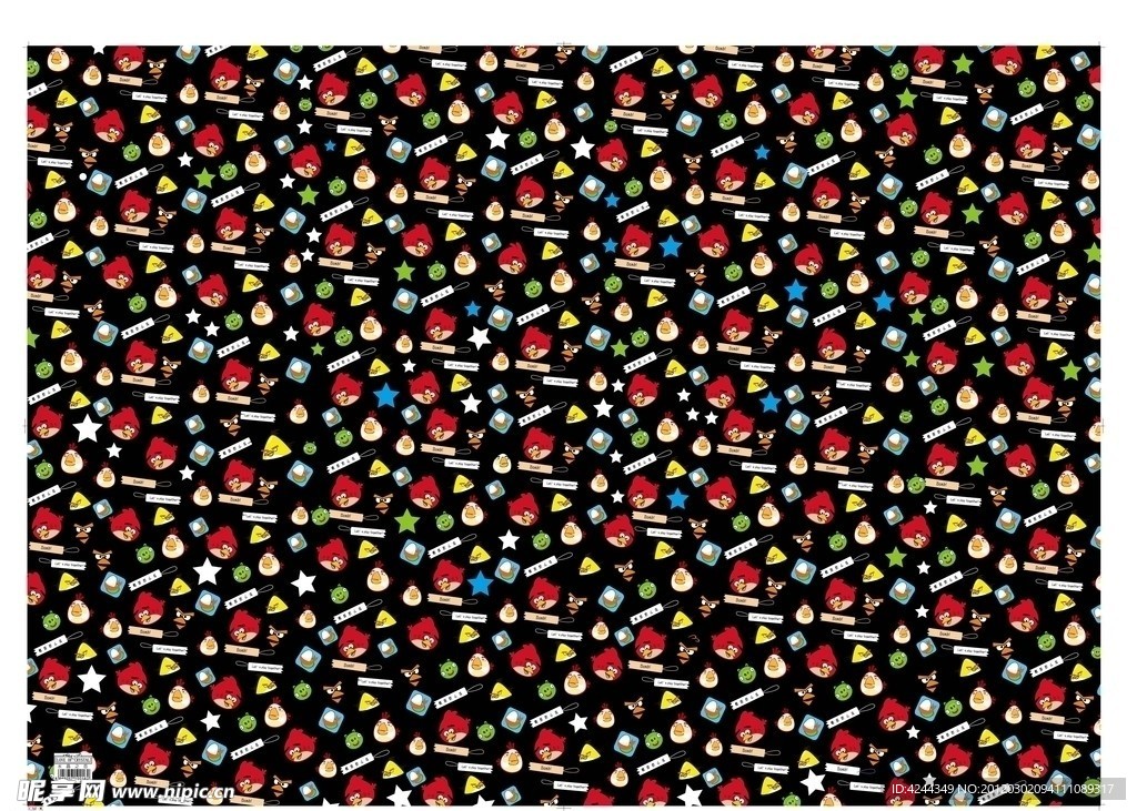 愤怒的小鸟无痕平铺图图片