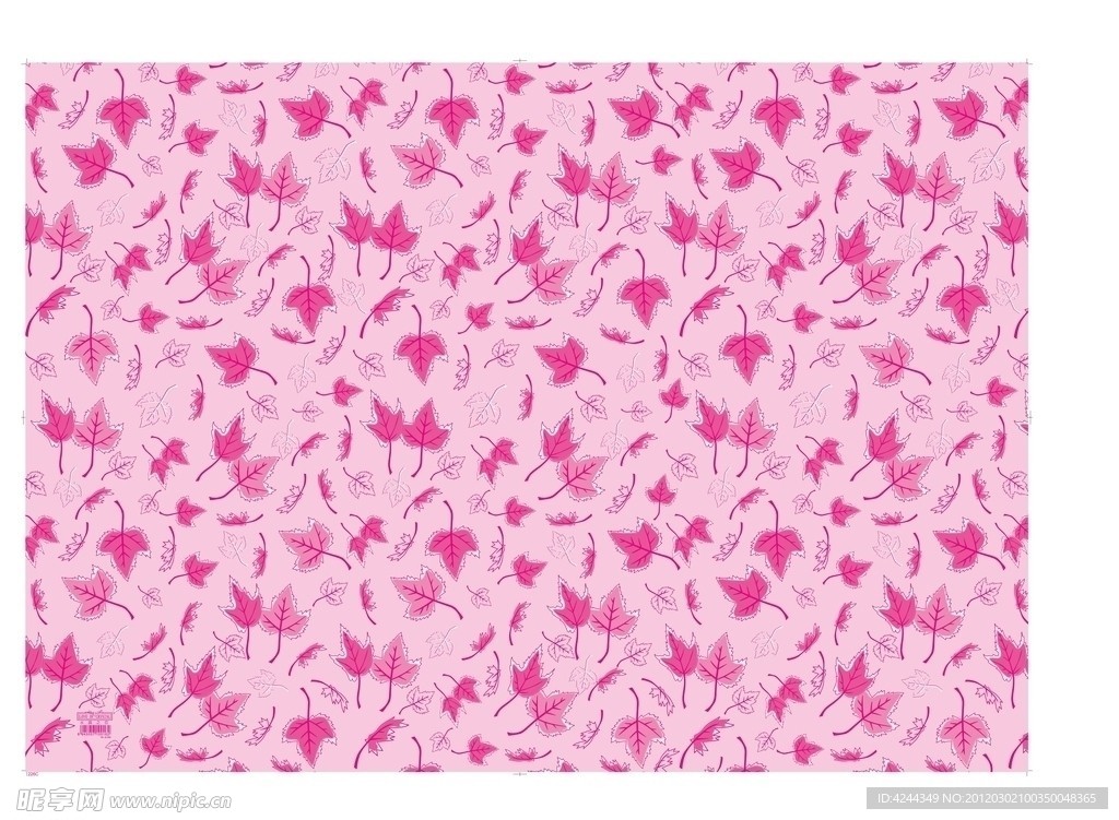 枫叶无痕平铺图图片