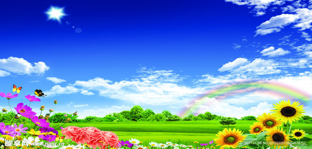 蓝天白云（合层）