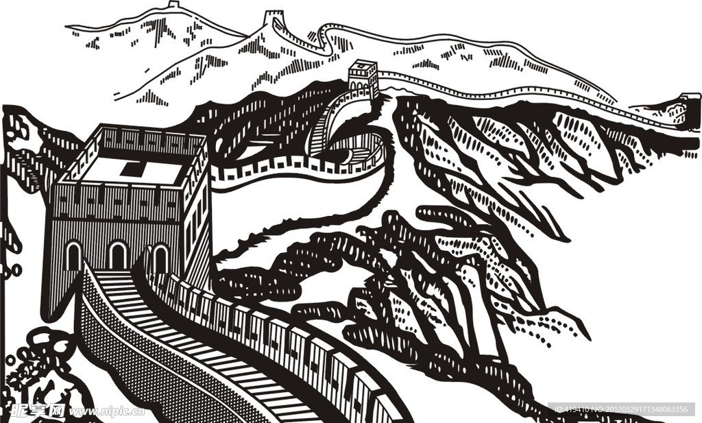 长城矢量图