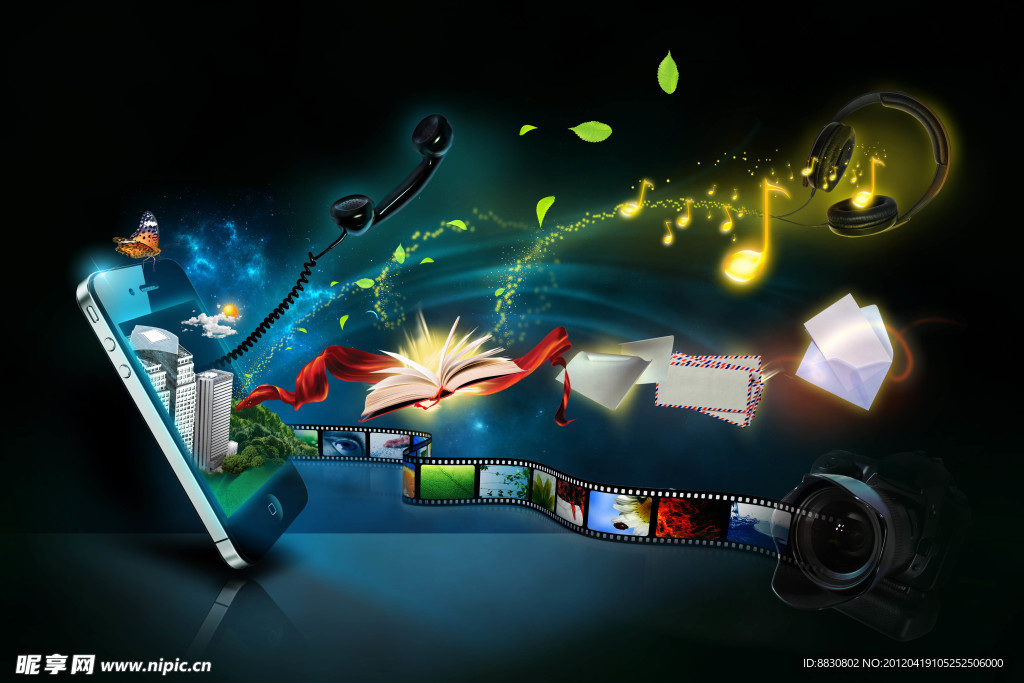 手机宣传海报高清图片