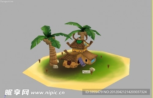 Q版冒险岛3D模型